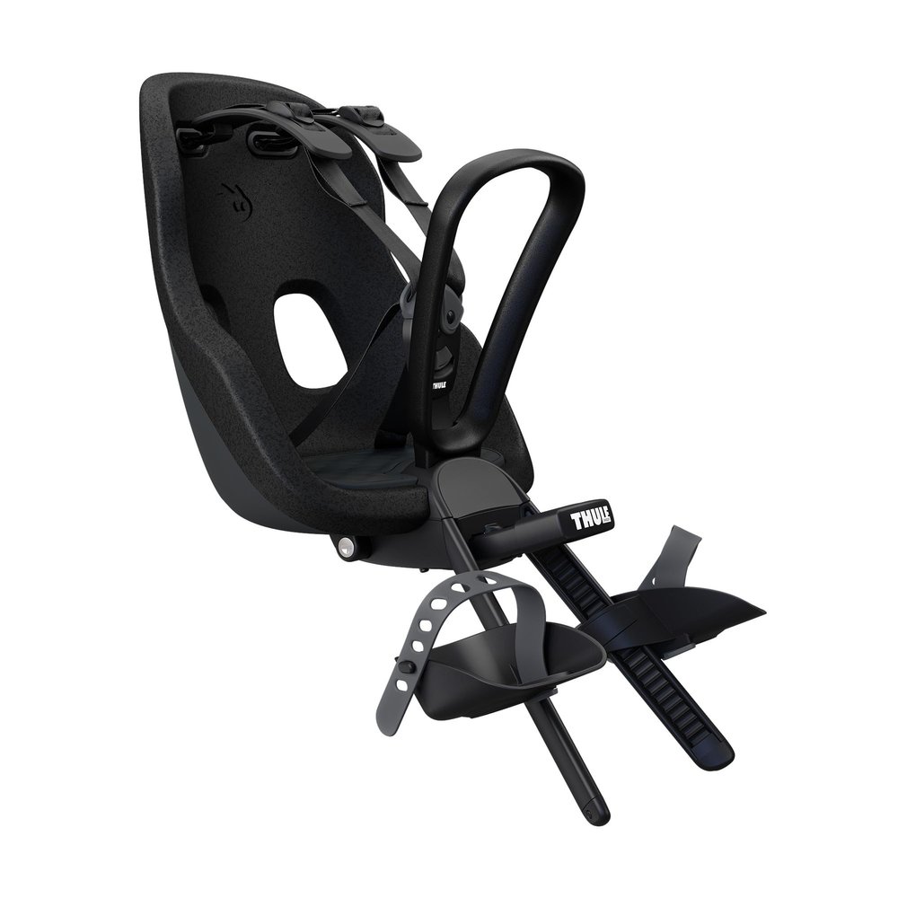 Thule Yepp Nexxt 2 Mini - Front mounted child bike seat - Lightweight & breathable seat - Adjustable footrests & footstraps - Fast mount system - 5 point harness system - Magnetic childproof buckle