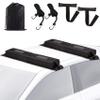 ZONETECH Soft Roof Rack Pads Heavy Duty, Use with or Without Cross Bar, Non-Slip, Use for Kayak, Surfboard, Canoe, and More (1 Set) view 1