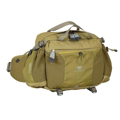 Mountainsmith Tour Lumbar Waist pack, Running, Hiking, Cycling, Travel, and Outdoor Sport Activities with Dual Water Bottle Holders, Olive Green