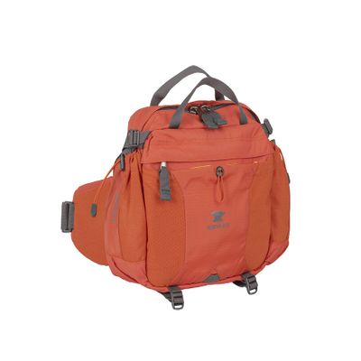 Mountainsmith Tour Lumbar Waist pack, Running, Hiking, Cycling, Travel, and Outdoor Sport Activities with Dual Water Bottle Holders, Cinnamon Red