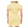 Ultra Flirt Womens Juniors Crop Top 2PC Skirt Outfit Yellow M view 2