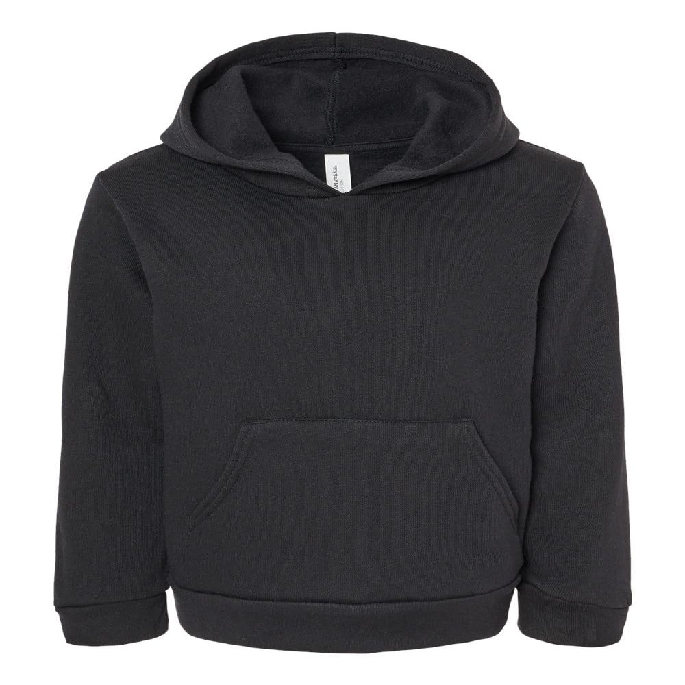 BELLA+CANVAS Toddler Sponge Fleece Pullover Hoodie, 2T, Mauve