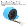 Electric Scooter Speed Control Throttle, ABS Plastic Responsive Thickened Thumb Rod Raised Stripe Electric Scooter Finger Throttle for Replacement view 2