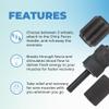 Chirp 3-in-1 Muscle Roller - Customizable Recovery Massager for Targeted Deep Tissue Massage, Pressure Point Relief for Back and Legs, Durable Foam Roller Supports up to 500 lbs, 4 x 4 x 24 inches view 2