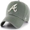 '47 New York Yankees Adjustable Cap Clean Up MLB, Atlanta Braves Moss, One Size view 1