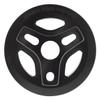 Alienation Starship Chainring 25t 1pc/3pc 1/2in x 1/8in Steel Black BMX Bike view 1