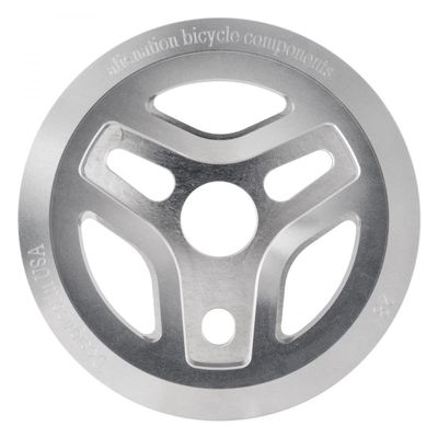 Alienation Starship Chainring 28t 1pc/3pc 1/2in x 1/8in Steel Silver BMX Bike