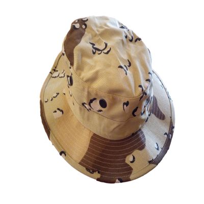 U.S Military Issue Desert Boonie Hat Type II Sun Hot Weather Gulf War USA Made (as1, Numeric, Numeric_7_and_1_Quarter)