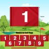 9 Pieces Large Numbered Golf Flags with Tube Inserted 20''L x 14''H Oversize Putting Flags Number 1-9, 420D Nylon Flag for Yard Indoor Outdoor Backyard Garden (Red) view 3