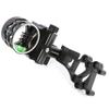 5 Pin Bow Sight for Compound Bow 0.019Fiber Optic Archery Hunting Sighting Suitable for Left/Right Handed Archers (Short Pole) view 1
