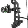 5 Pin Bow Sight for Compound Bow 0.019Fiber Optic Archery Hunting Sighting Suitable for Left/Right Handed Archers (Short Pole) view 2
