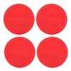 4 Pieces Plastic Air Hockey Pucks Replacement Round Pucks for Game Tables, Equipment, Accessories(75mm) view 1