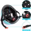 Adjustable Helmet for Ages 5-16 Kids Toddler Boys Girls Youth,Protective Gear with Elbow Knee Wrist Pads for Multi-Sports Skateboarding Bike Riding Scooter Inline skatings Longboard Roller Skate view 3