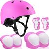 Adjustable Helmet for Youth Kids Toddler Boys Girls,Protective Gear with Elbow Knee Wrist Pads for Multi-Sports Skateboarding Bike Riding Hiking Scooter Inline skatings view 1