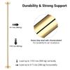 AW 9.25 FT Portable Dance Pole Kit Static Spinning Pole Dancing Pole for Home Removable 45mm Dance Pole Gym Party Club Exercise Fitness Gold, Max Load 1102 Lbs view 2