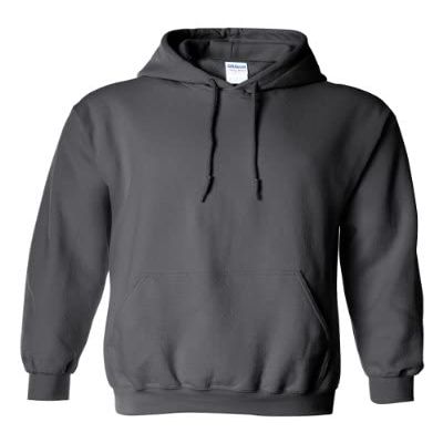 Gildan G185 Heavy Blend Adult Hooded Sweatshirt 2XLCHARCOALS, Charcoal, XX-Large