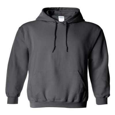 Gildan G185 Heavy Blend Adult Hooded Sweatshirt 2XLCHARCOALS, Charcoal, XX-Large