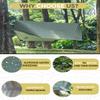 Miztli Camping Hammock with Net and Rain Fly, Portable Lightweight Outdoor Hammock Tree Travel Backpacking Hammock Tent with 20Ft(Total) Tree Straps, Perfect for Camping Hiking Yard Adventure Survival view 2