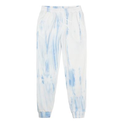 FastRockee Men's Sweatpants Joggers for Men Tie Dye Cotton Active Sport Pants Blue 3XL