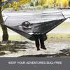 Miztli Camping Hammock with Net and Rain Fly, Portable Lightweight Outdoor Hammock Tree Travel Backpacking Hammock Tent with 20Ft(Total) Tree Straps, Perfect for Camping Hiking Yard Adventure Survival view 3
