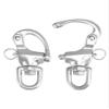 QWORK Swivel Eye Snap Shackle, 4 Pack 3.5" Quick Release Bail Rigging Sailing Boat Marine 316 Stainless Steel for Sailboat Spinnaker Halyard view 4