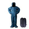 DXDUS Human Walking Sleeping Bag, Adult Full Body Warm Sleeping Suit for Camping, Travel, Indoor & Outdoor, Blue, 190cm x 75cm, 3 Seasons, Comfort -5 to +5 view 1