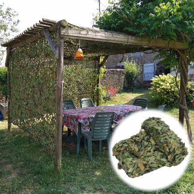 Suwooy Camouflage Netting Military,23m 25m 33m 35m 45m 46m Shade Net,Camo Netting for Hunting,Party Decoration,Sunscreen Camouflage Net,for Shooting,Camping,Car Cover,Jungle-9x9m(29.5x29.5ft)