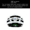 SQUALO Tango Adult Bike Helmet, Road Bike Cycling Helmet for Men Women with Rear-Side LED Light and LED PIC (White, Large (22.83-24.41 inches)) view 3