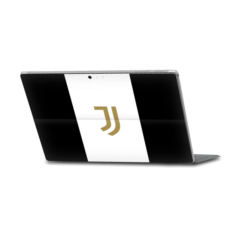 Head Case Designs Officially Licensed Juventus Football Club Black Stripes Art Vinyl Sticker Skin Decal Cover Compatible with Microsoft Surface Pro 4/5/6