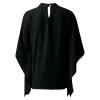 Low Cut Tops for Women,Graphic Tees for Women Womens Business Casual Tops to for Women Women Fashion Summer 2022 Sleeve Round Neck Solid Top Blouses T Shirts for Women Graphic(Black-1,Large) view 4