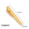 Gold Tone Regular Tie Clips Men-Skinny Tie Bar Suitable for Wedding Anniversary Business Meetings and Daily Life Necktie Accessories-thin view 2