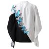 Womens Tops Dressy Casual,Vintage T Shirts Cute Crop Tops Bell Sleeve for Women Women Fashion Summer 2022 Sleeve Round Neck Printed Top Blouses White Short Sleeve Shirt(White-3,Large) view 4