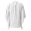 Blouses for Women Fashion 2023,Tshirts Shirts for Women Black Blouse One Shoulder Tops for Women Women Fashion Summer 2022 Sleeve Round Neck Solid Top Blouses Women Tops and Blouses On(White-1,Large) view 4