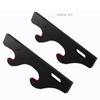 GUIIYLGG Sword Holder Katana Wall Mount 1-Pair Velvet Padded Adjustable Hook Display Stand Samurai Sword Hanger lightsaber Demon Black view 3