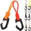 8pcs Heavy Duty Camping Key Lanyard Quick Release Carabiner Multifunctional Cord Holder for Hiking and Daily Use Sturdy and Design view 1