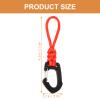 8pcs Heavy Duty Camping Key Lanyard Quick Release Carabiner Multifunctional Cord Holder for Hiking and Daily Use Sturdy and Design view 2
