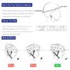 SQUALO Oscar Bike Helmet for Men Women, Aerodynamic Bicycle Helmets with Adjustment Dial Unisex Adults Cycling Helmet for Mountain Road Triathlon Biker (Medium (21.26-22.83 inches), Matte Black) view 2