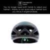 SQUALO Oscar Bike Helmet for Men Women, Aerodynamic Bicycle Helmets with Adjustment Dial Unisex Adults Cycling Helmet for Mountain Road Triathlon Biker (Medium (21.26-22.83 inches), Matte Black) view 3