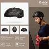 SQUALO Oscar Bike Helmet for Men Women, Aerodynamic Bicycle Helmets with Adjustment Dial Unisex Adults Cycling Helmet for Mountain Road Triathlon Biker (Large (22.83-24.41 inches), Matte Black) view 4