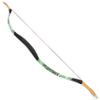 Traditional Wooden Longbow and Arrow Set Recurve Bow with Quiver Horsebow 30-50lbs Archery Hunting Target for Adult Beginner Left Right Hand (35LBS, 10) view 4