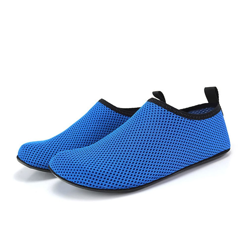 Dressnu Footwear footwear shoes in summer and summer outdoor light weight sliders slipping on soft skin Blue 11