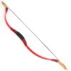 Traditional Wooden Longbow and Arrow Set Recurve Bow with Quiver Horsebow 30-50lbs Archery Hunting Target for Adult Beginner Left Right Hand (35LBS, 15) view 4