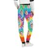 Custom Women's Joggers Pants with Face Photo, Personalized Funny Sweatpants, Lounge Workout Active Pants Yoga Pants view 3
