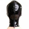 Latex Hood Rubber HeadMask,Latex Head Cover,Back Zipper,Natural latex Handmade for Unisex Cosplay Club Wear (XS) view 3