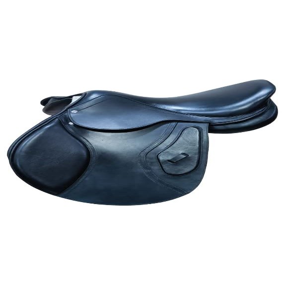 Close Contact Comfortable Leather Horse Saddle Plastic Tree Available in (15" to 18") (16")