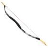 Traditional Wooden Longbow and Arrow Set Recurve Bow with Quiver Horsebow 30-50lbs Archery Hunting Target for Adult Beginner Left Right Hand (50LBS, 9) view 4