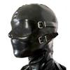 BERMEL Latex Hood Rubber HeadMask,Latex Head Cover,Back Zipper,Natural latex Handmade for Unisex Cosplay Club Wear (XS) view 1