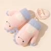 YOLAI Thermal Toddler Boys Girls Knitted Gloves Kids Winter Warm Gloves Cute Cartoon Dinosaur Mittens with Rope 1~4T (Pink, One Size) view 2