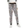Custom Women Sweatpants with Family Face Photo, Personalized Pet Dog Print Joggers Pants, Workout Active Pants for Dogs Lover view 1