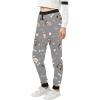 Custom Women Sweatpants with Family Face Photo, Personalized Pet Dog Print Joggers Pants, Workout Active Pants for Dogs Lover view 2